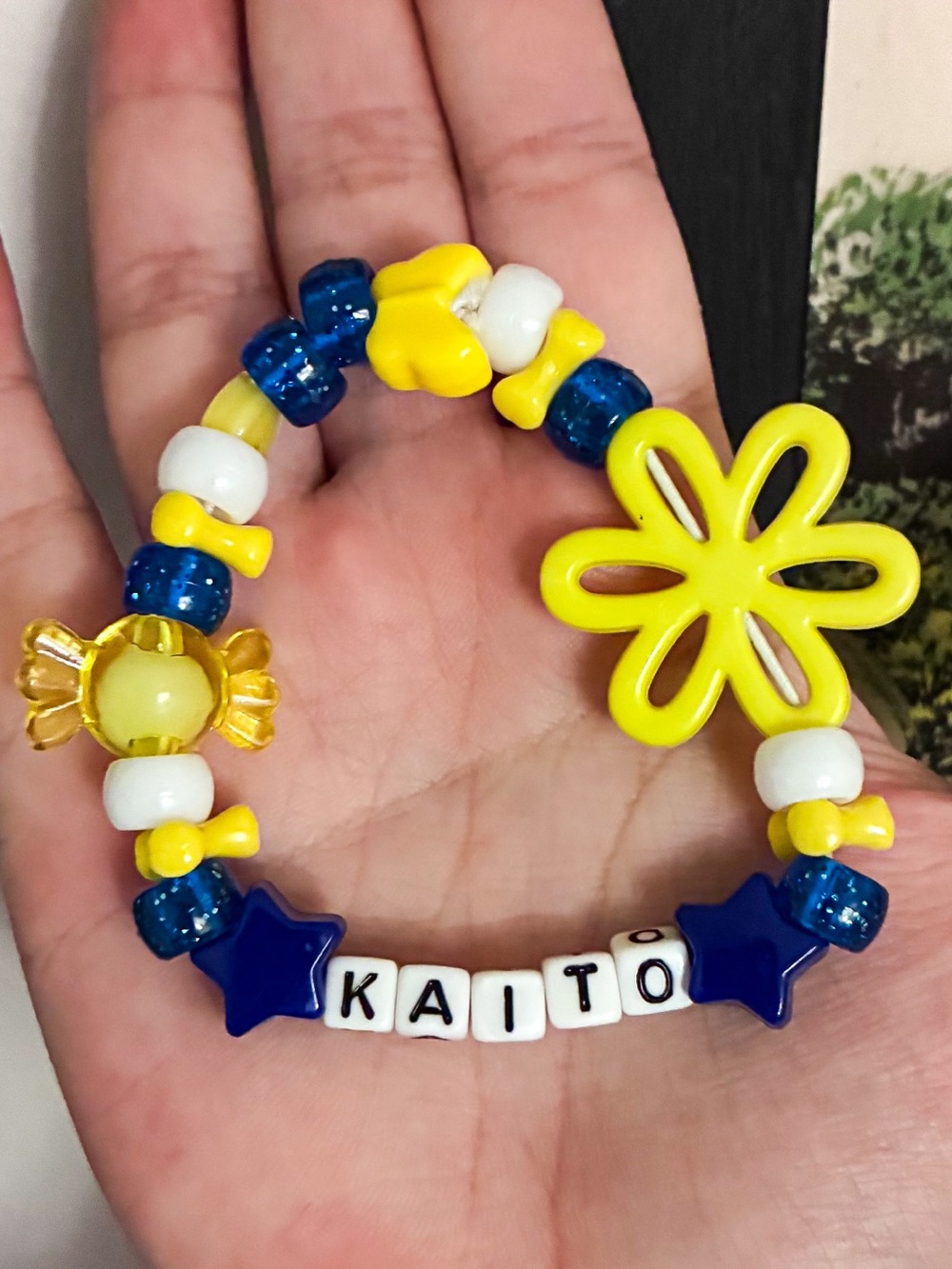 Vocaloid: Kaito Inspired Kandi Bracelet